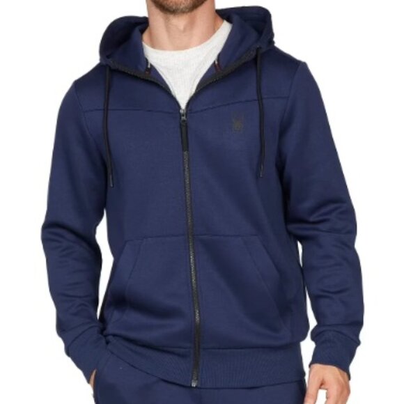 Spyder Dark Blue Hoodie (S) - Picture 1 of 7